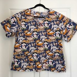 Tafford two pocket cat scrubs